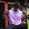 BSBL-SZN Short Sleeve Hoodie V2 - Lavender/Light Blue