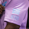 BSBL-SZN Short Sleeve Hoodie V2 - Lavender/Light Blue