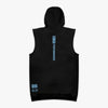 BSBL-SZN Sleeveless Hoodie V3 - Black/Light Blue