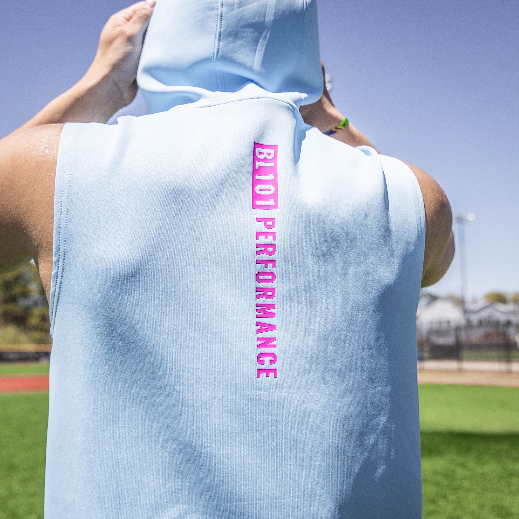 BSBL-SZN Sleeveless Hoodie V3 - Cotton Candy