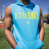 BSBL-SZN Youth Sleeveless Hoodie V3 - Highlighter Blue