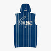 BSBL-SZN Sleeveless Hoodie V3 - Jackson Olson Midnight Pinstripes