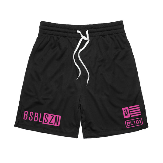 BSBL-SZN Shorts Black/Pink