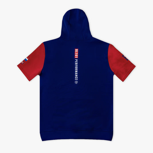 BSBL-SZN Youth Short Sleeve Hoodie V3 - Dominican Republic