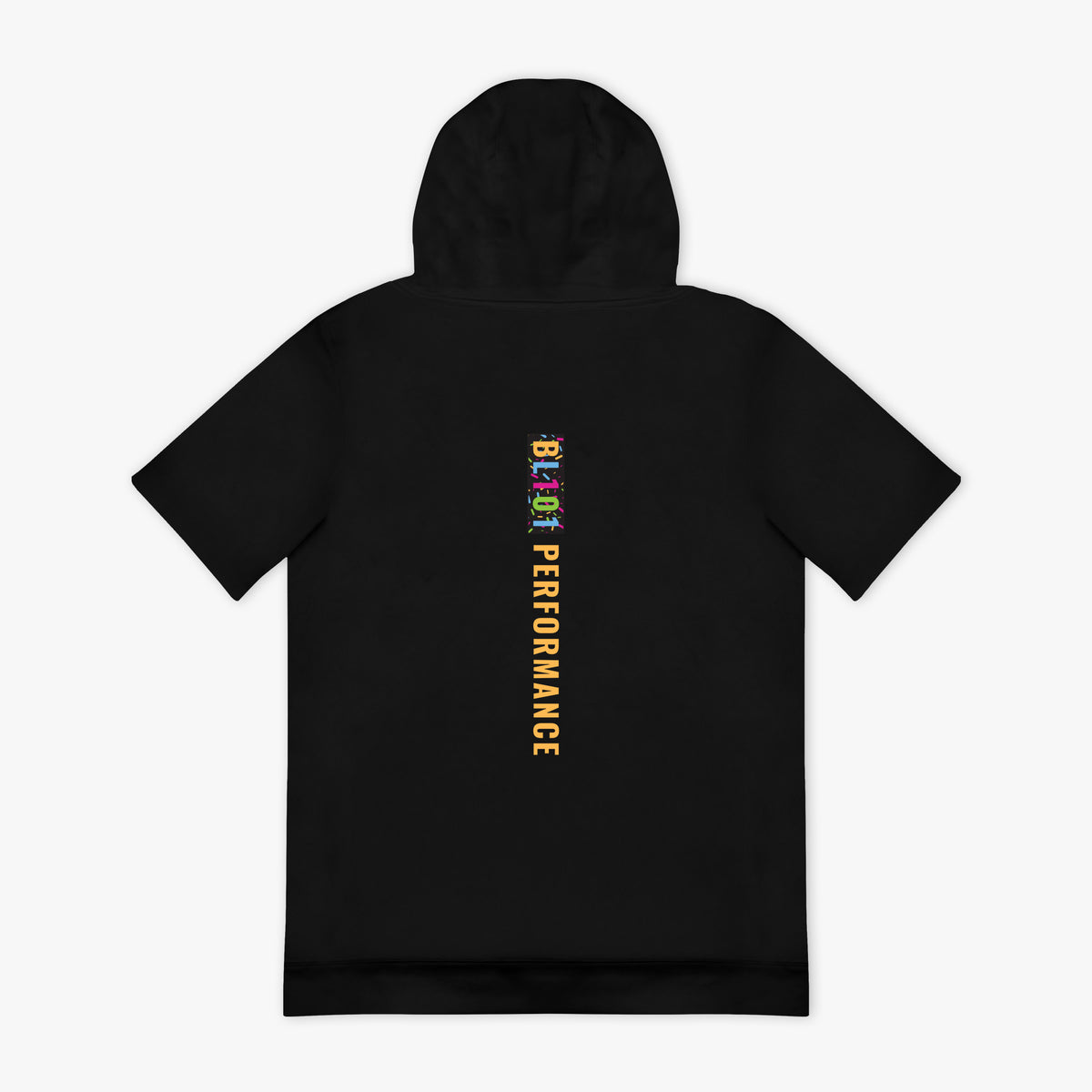 Bl101 Performance BSBL-SZN Youth Short Sleeve Hoodie V3 - Black/Midnight Sundae ...