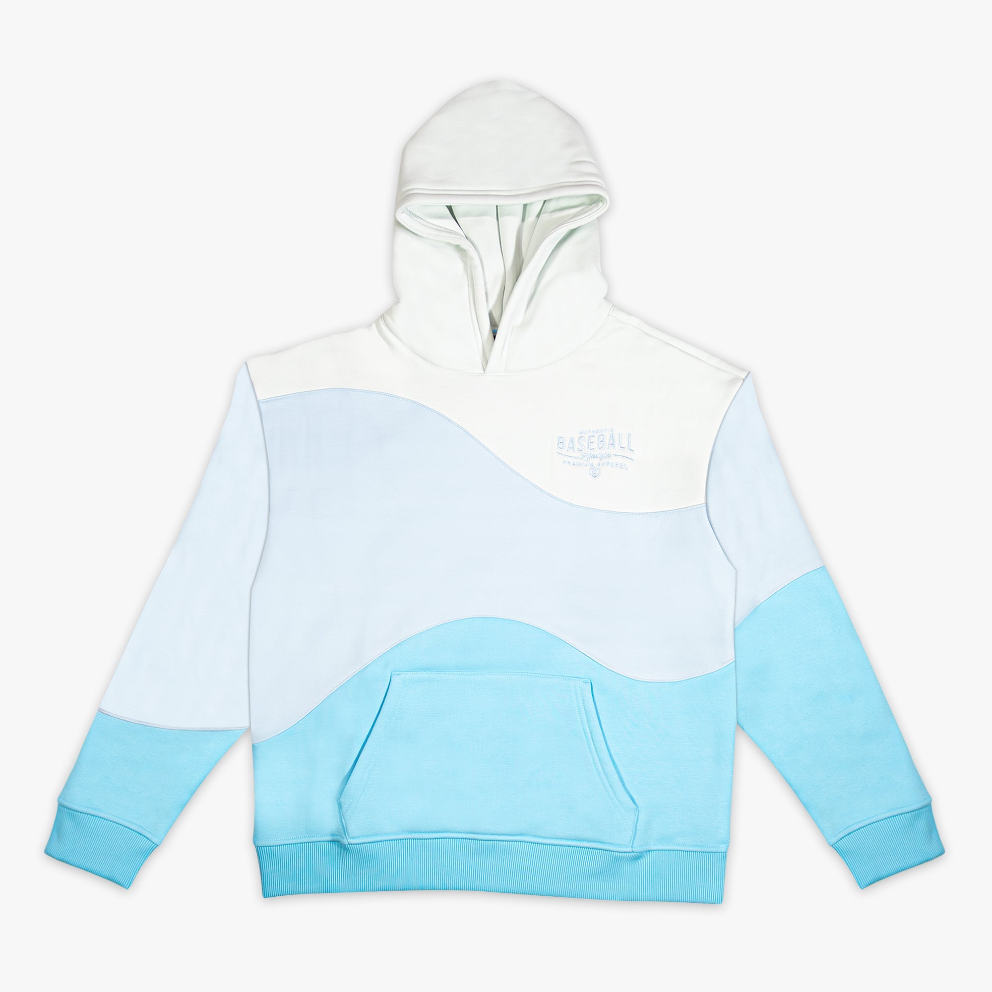 BSBL Wave Hoodie - Light Blue - Baseball Lifestyle 101