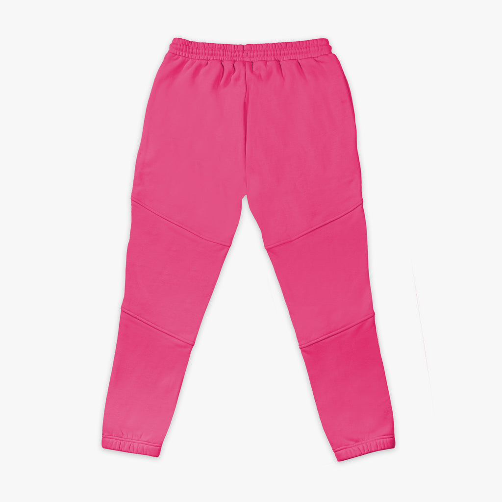 Pink pants on a white background