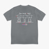 Gray t-shirt with a Pablo Sanchez graphic design on the back featuring 'Pablo Sanchez x BL101' text.