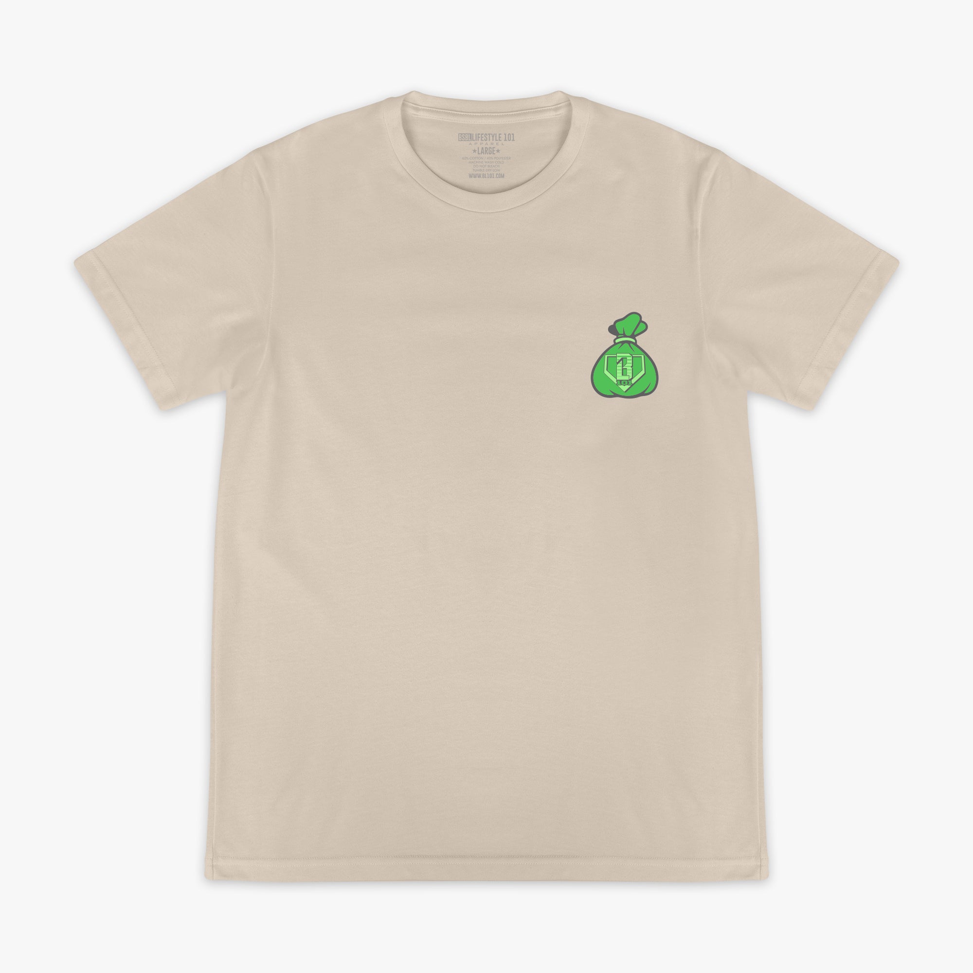 Bag Chaser Tee - Tan – Baseball Lifestyle 101