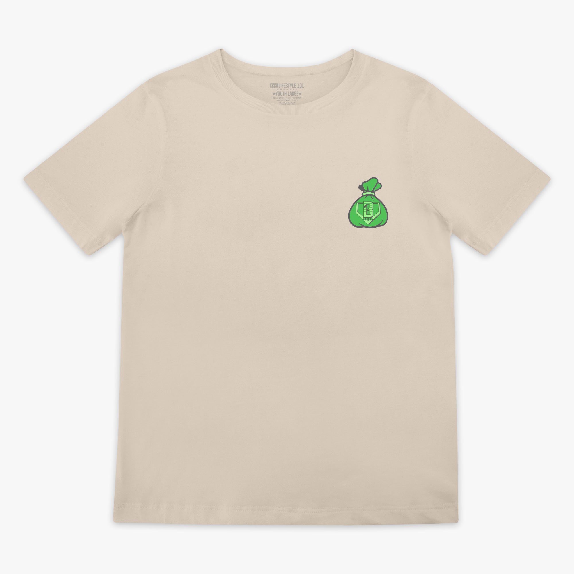 Bag Chaser Youth Tee - Tan