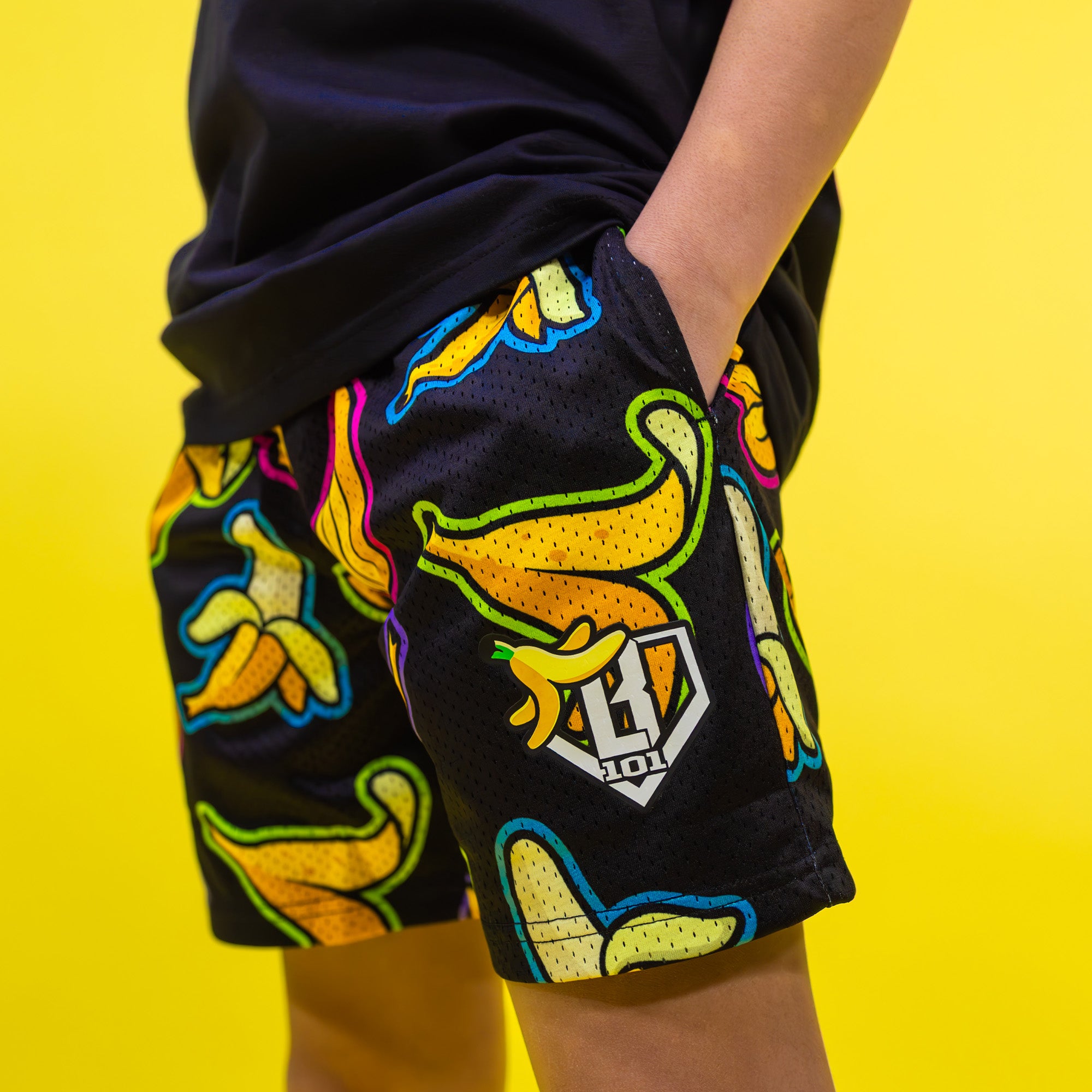 Banana Youth Shorts - Neon - Baseball Lifestyle 101