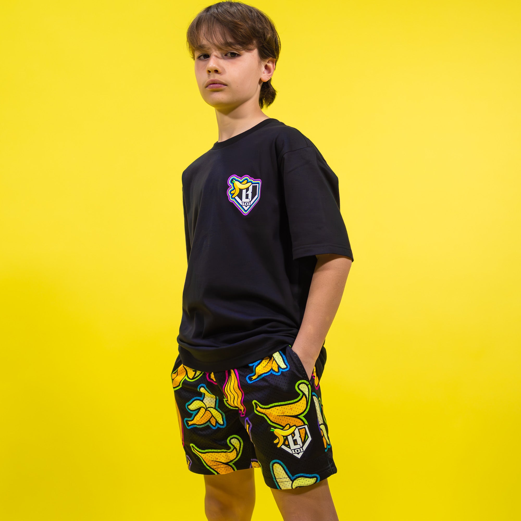 banana　小南 Banana Youth Shorts - Neon - Baseball Lifestyle 101