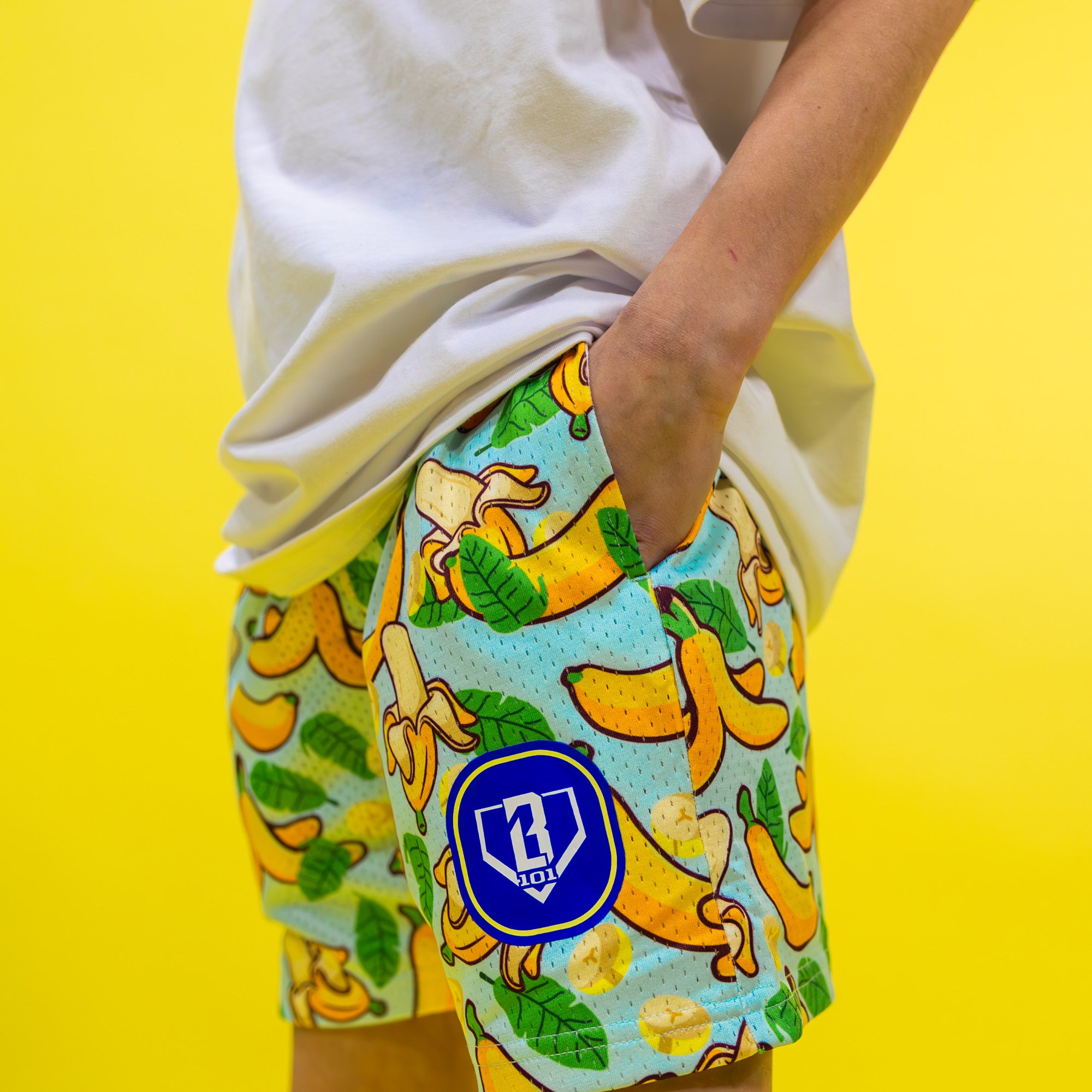 Banana Youth Shorts - Tropical - Baseball Lifestyle 101