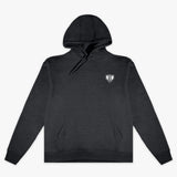 Gray Baseline hoodie — front view