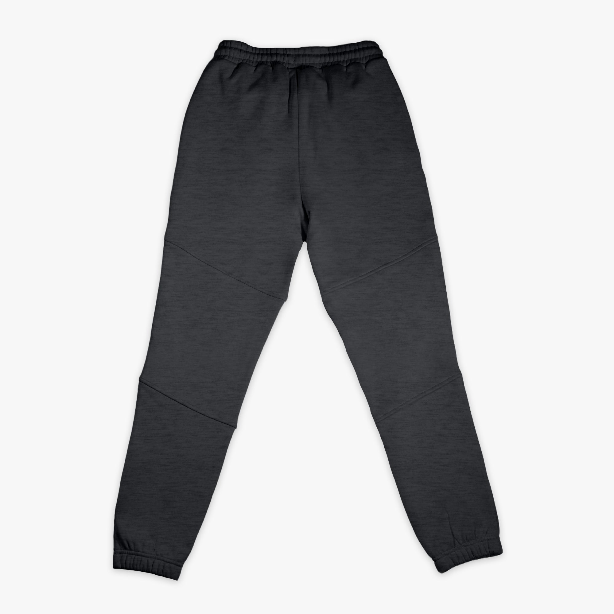 Gray Baseline youth joggers — back view