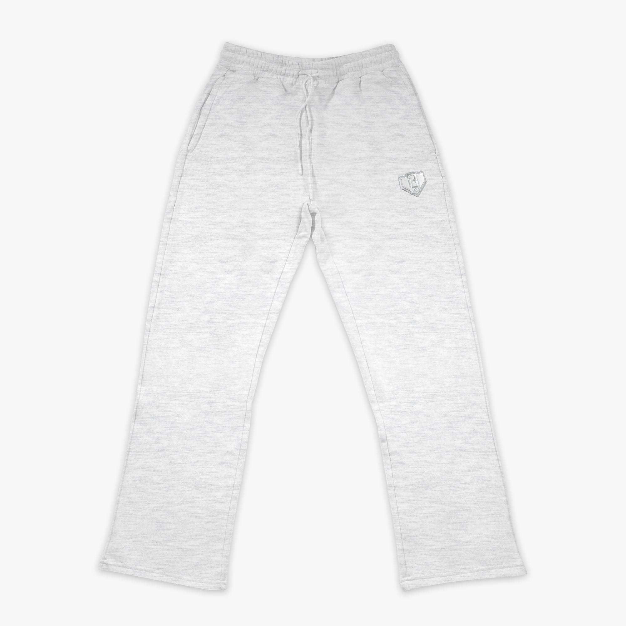 Gray Baseline Straight Leg sweatpants — front view