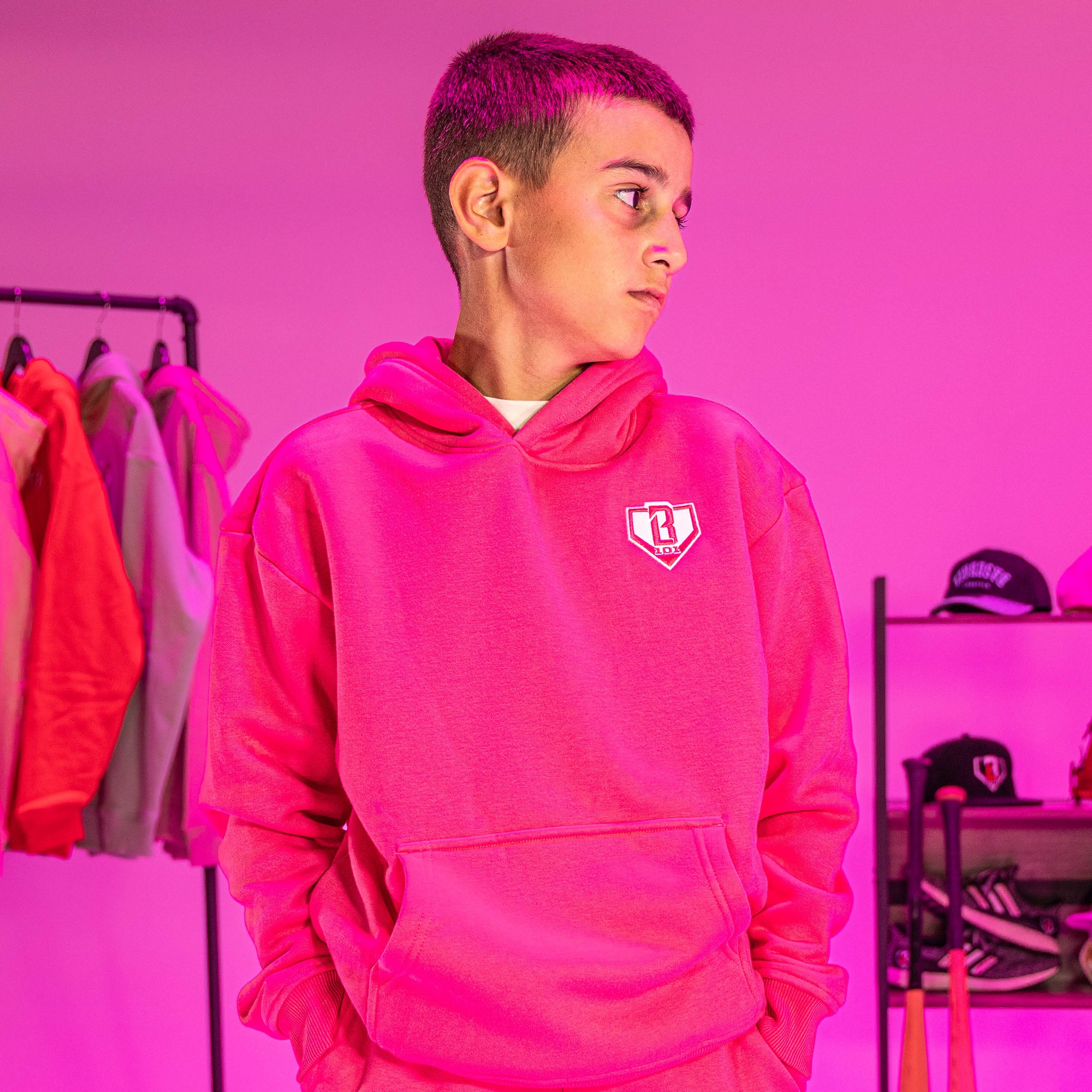 Baseline Youth Hoodie - Pink