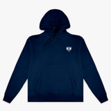 Navy Baseline hoodie — front view