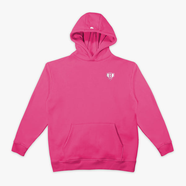 Baseline Youth Hoodie - Pink - Baseball Lifestyle 101