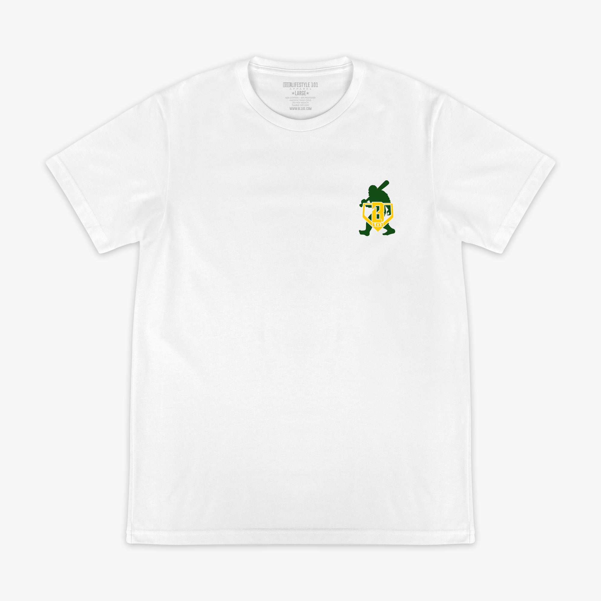 Camp Collection Boys of Summer Legend Tee white baseball Bigfoot graphic shirt