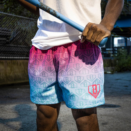 Gradient Youth Shorts - Cotton Candy