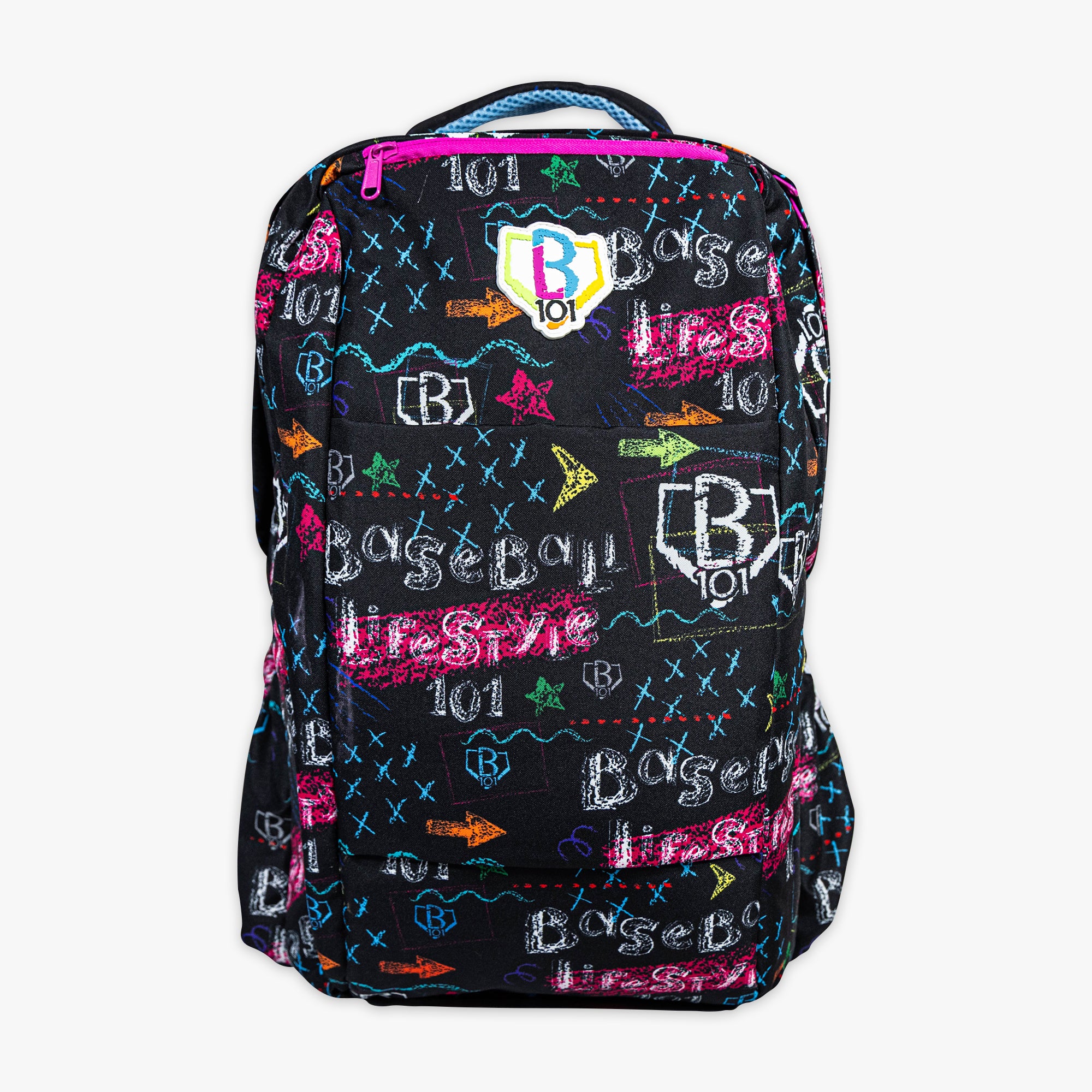 chalkboard backpack baseball lifestyle