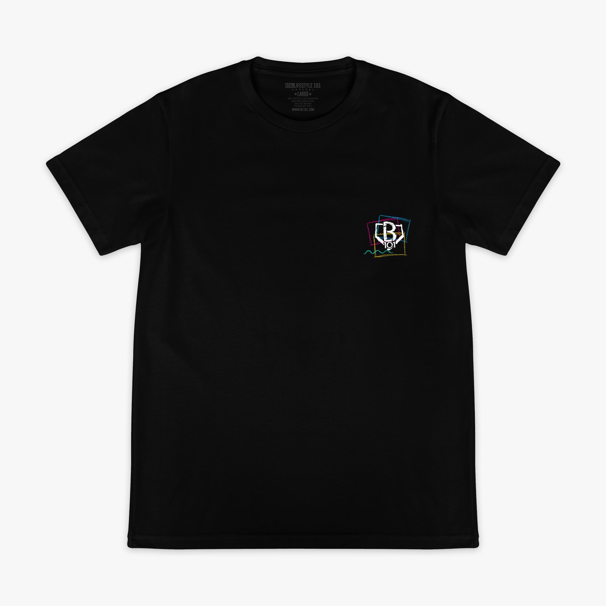 chalkboard tee shirt baseball lifestyle 101