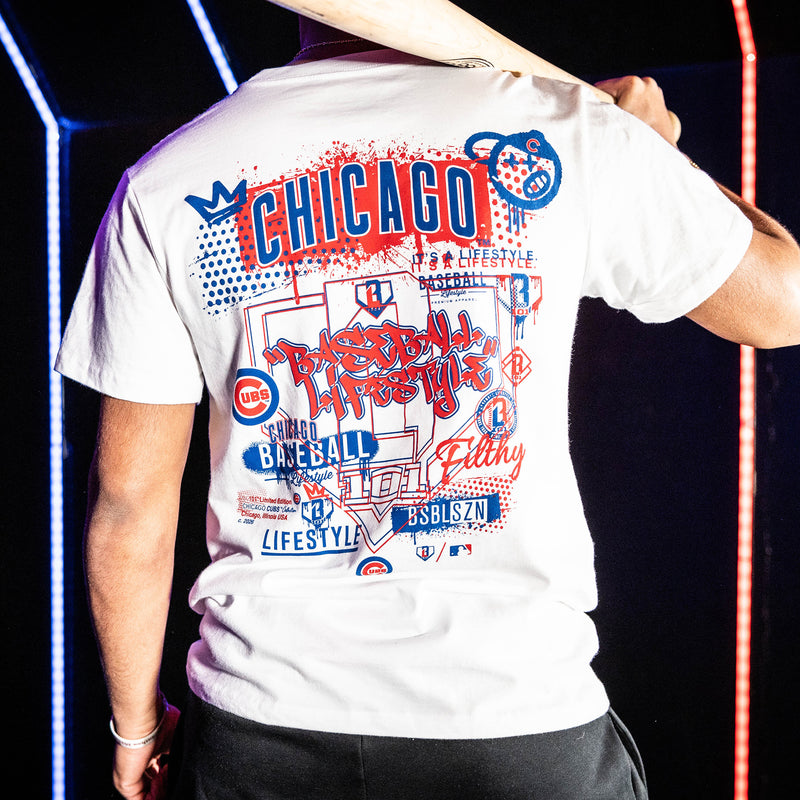 Chicago Cubs Drip Youth Tee