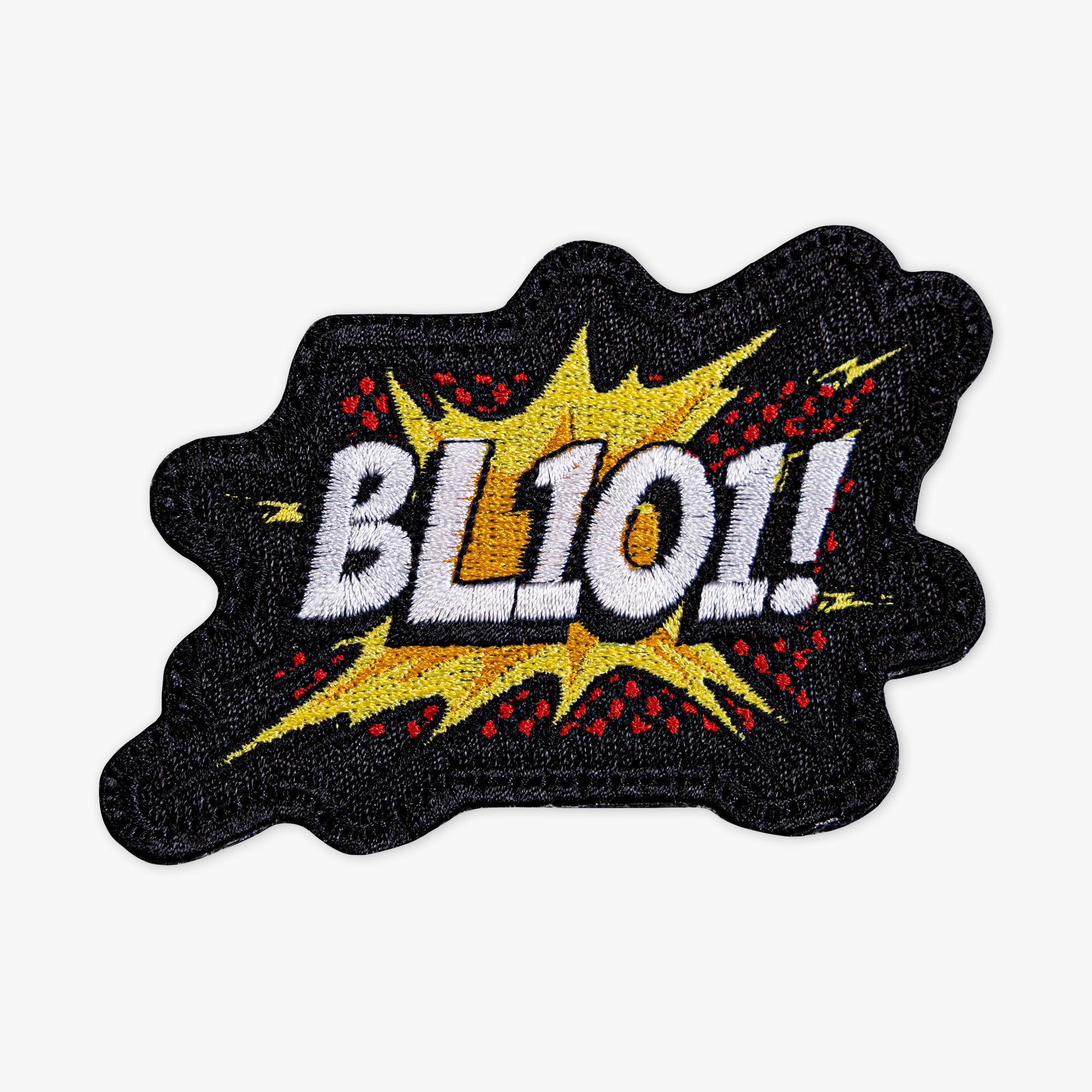 Black patch with "Comic Book" design — product view