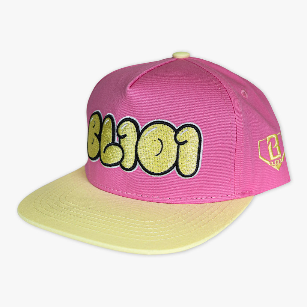 Cotton Candy Pink Lemonade hat — front view