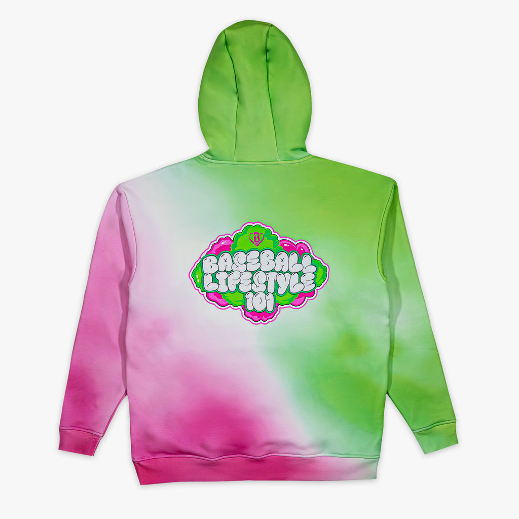 Cotton Candy Youth Hoodie - Sour Apple