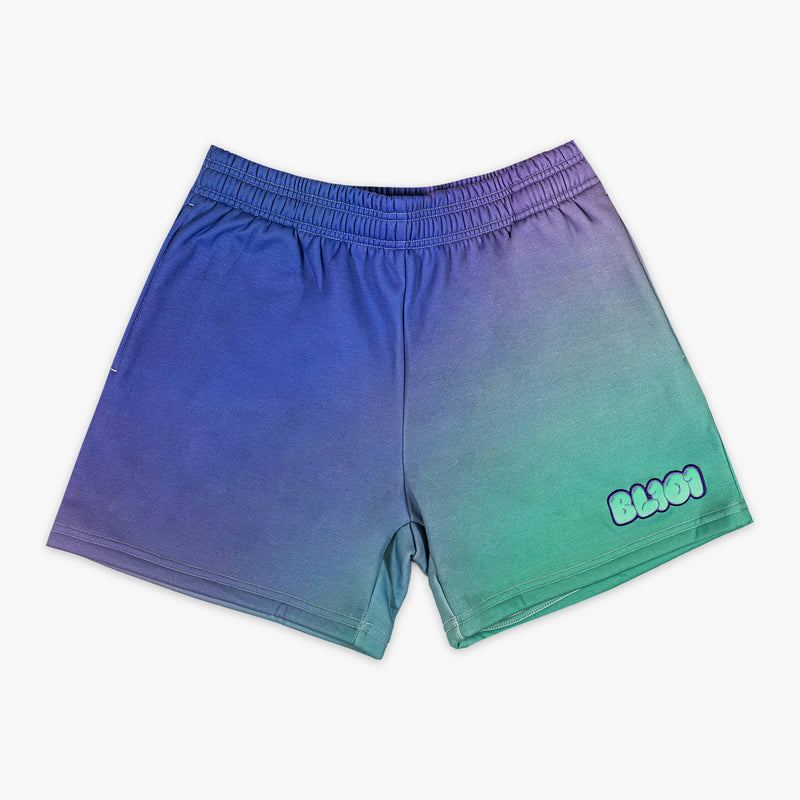 Cotton Candy Sweatshorts - Galaxy Grape