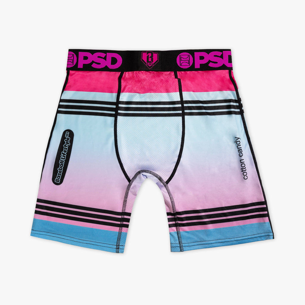 Multi-color Cotton Candy underwear — back view