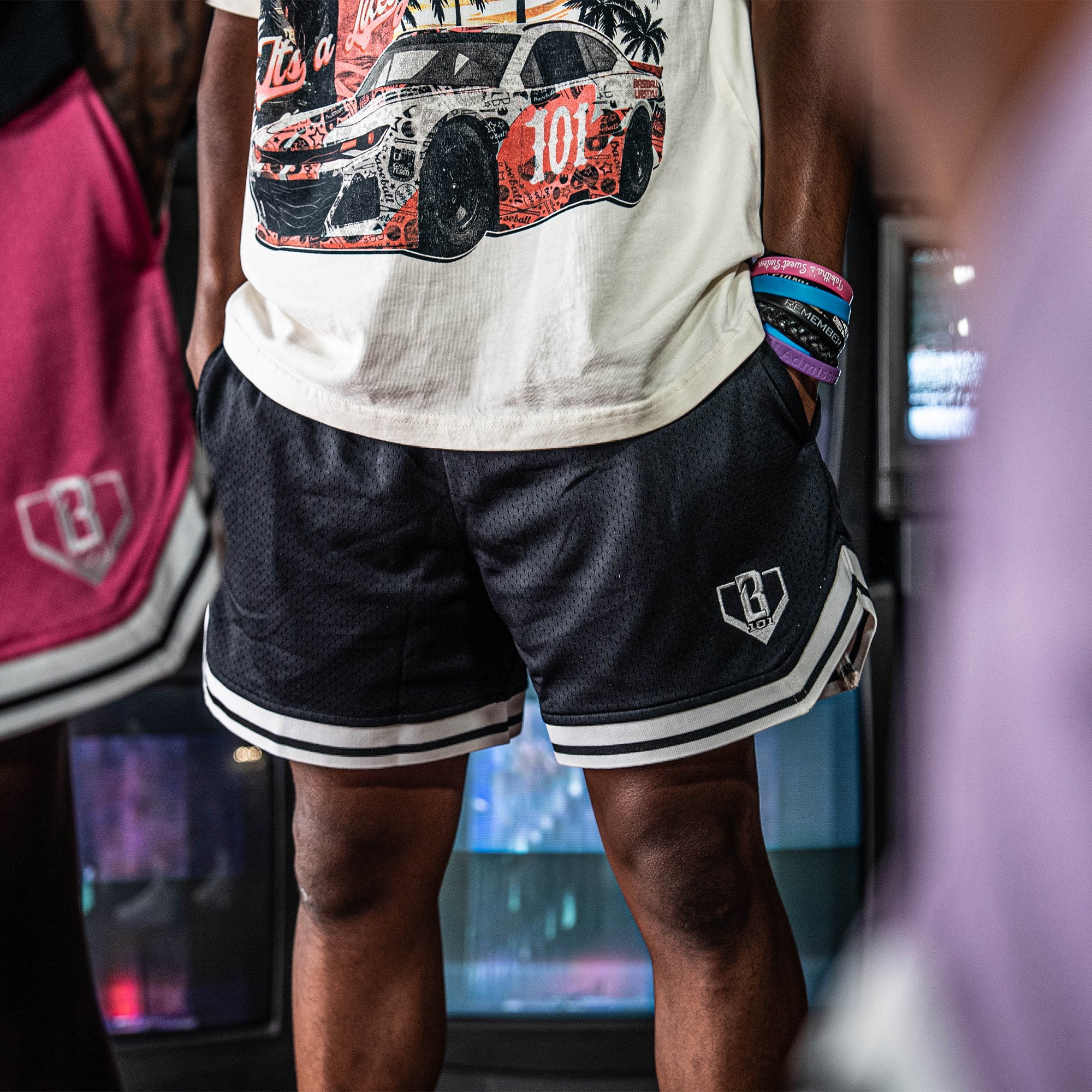 Court Shorts - Black - Baseball Lifestyle 101