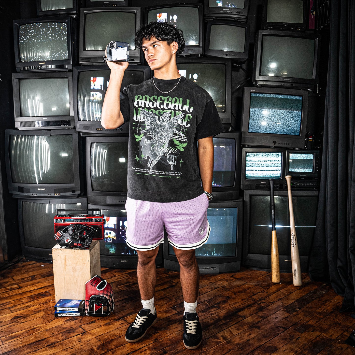 Court Youth Shorts - Lavender