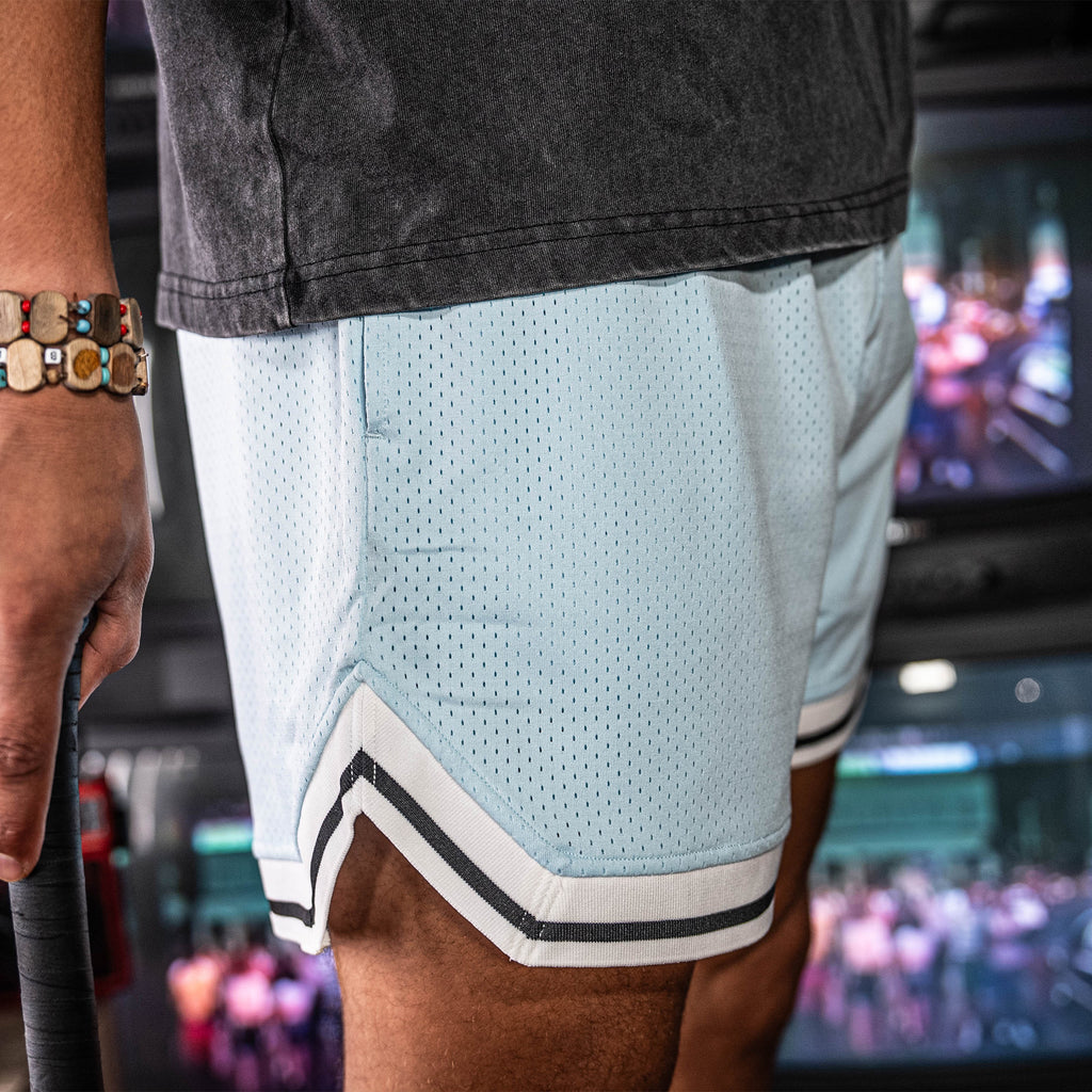 Court Youth Shorts - Powder Blue