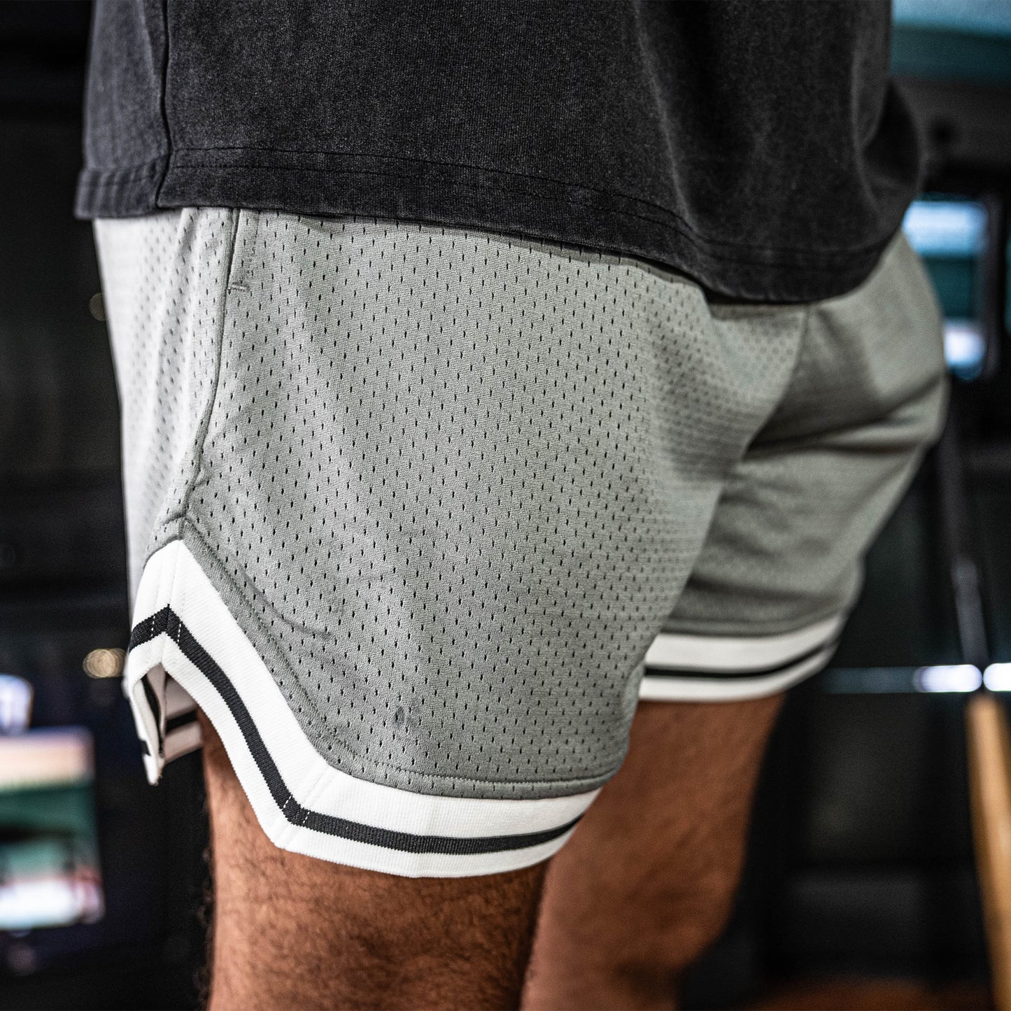 Court Youth Shorts - Slate Gray