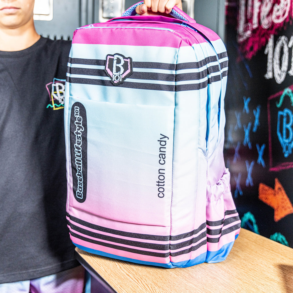 baseball lifestyle crayon backpack