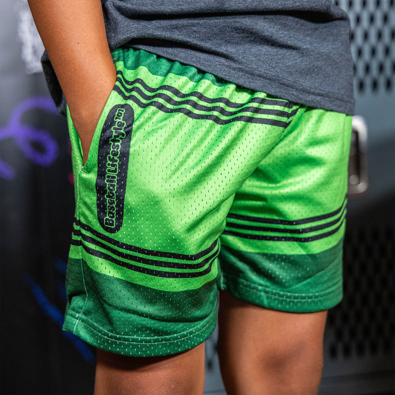 green crayon shorts baseball lifestyle 101