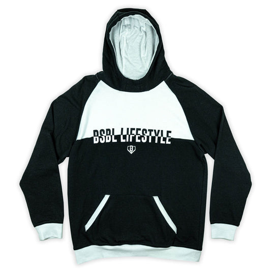 Double Play Youth Hoodie - Black/White
