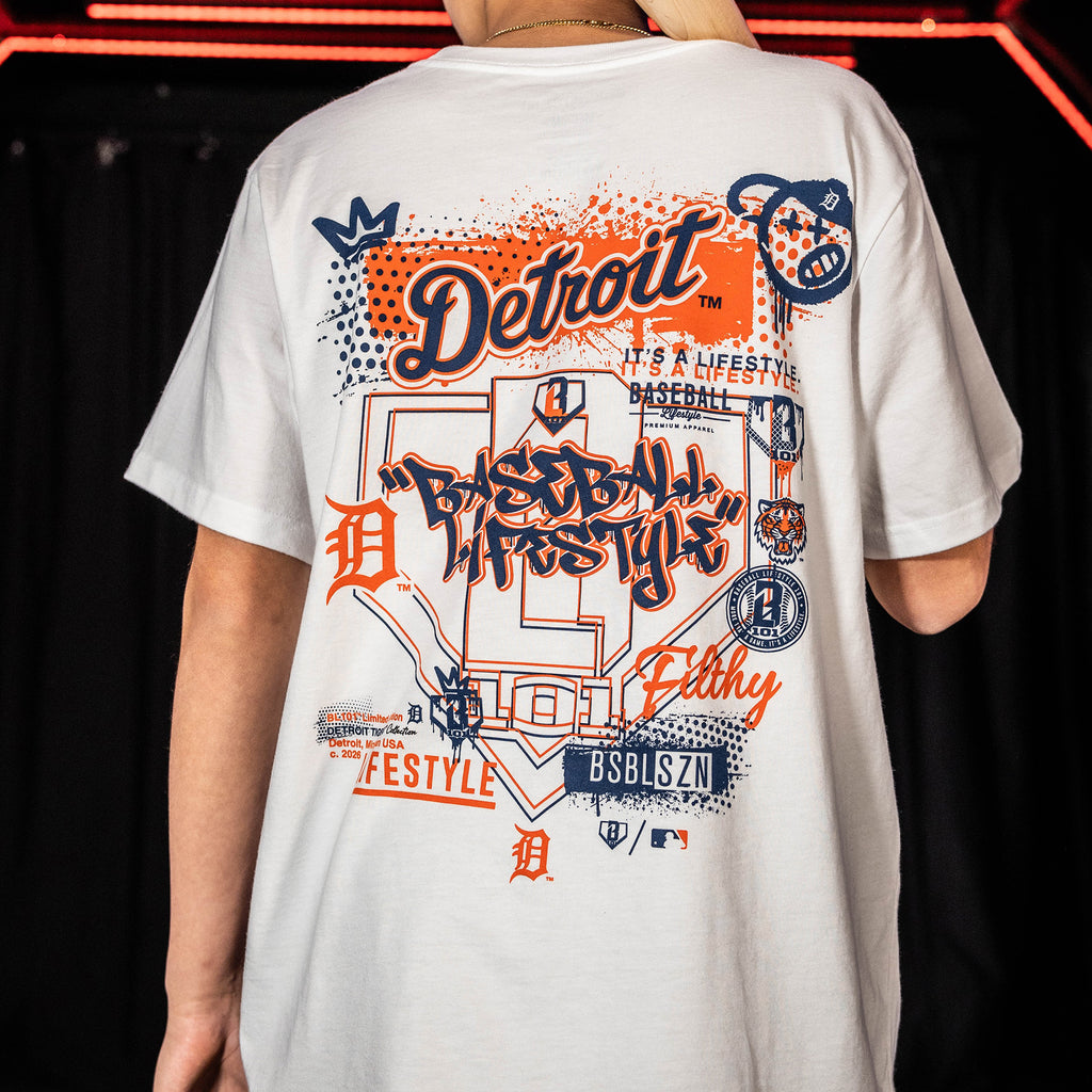 Detroit Tigers Drip Tee