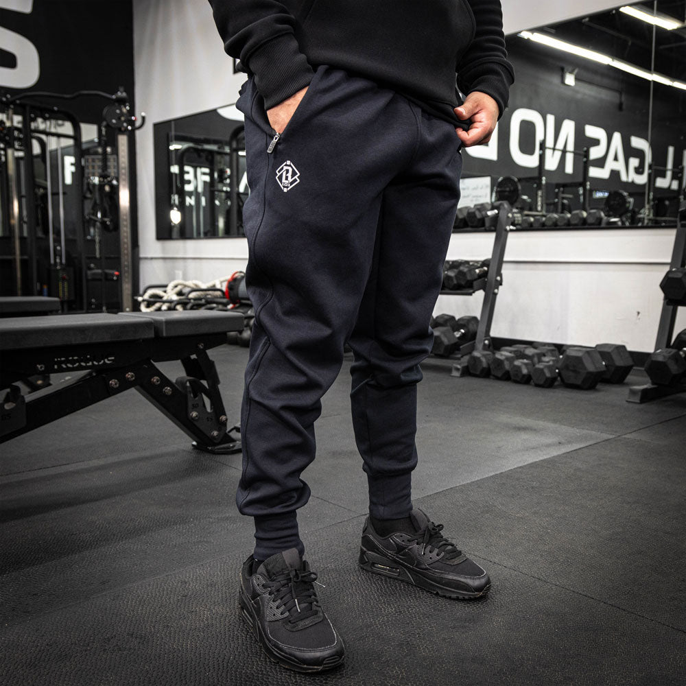 Diamond Relaxed Fit Joggers - Black/White