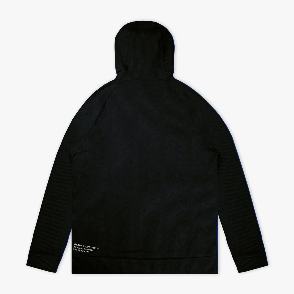 Black hoodie on a white background