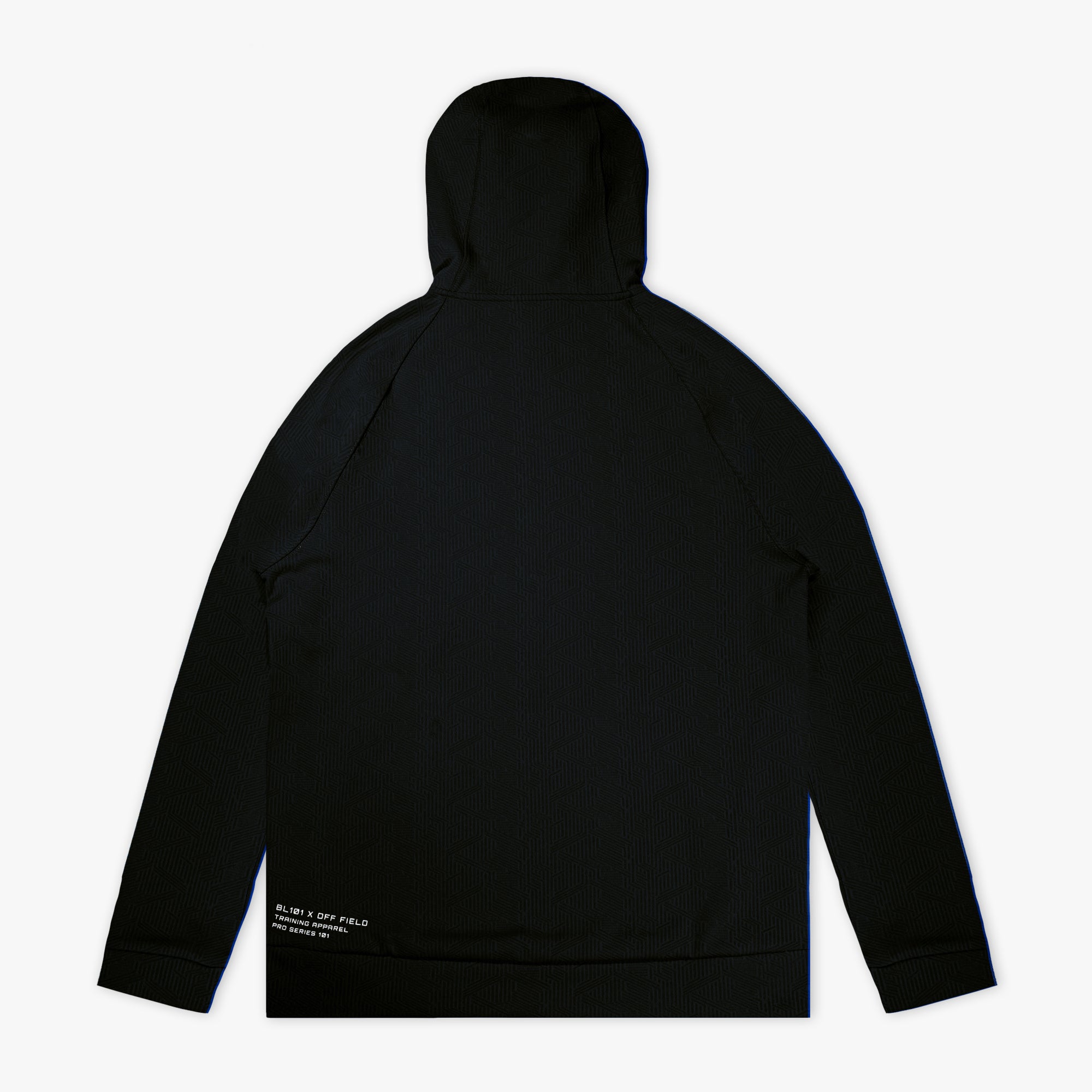 Black hoodie on a white background