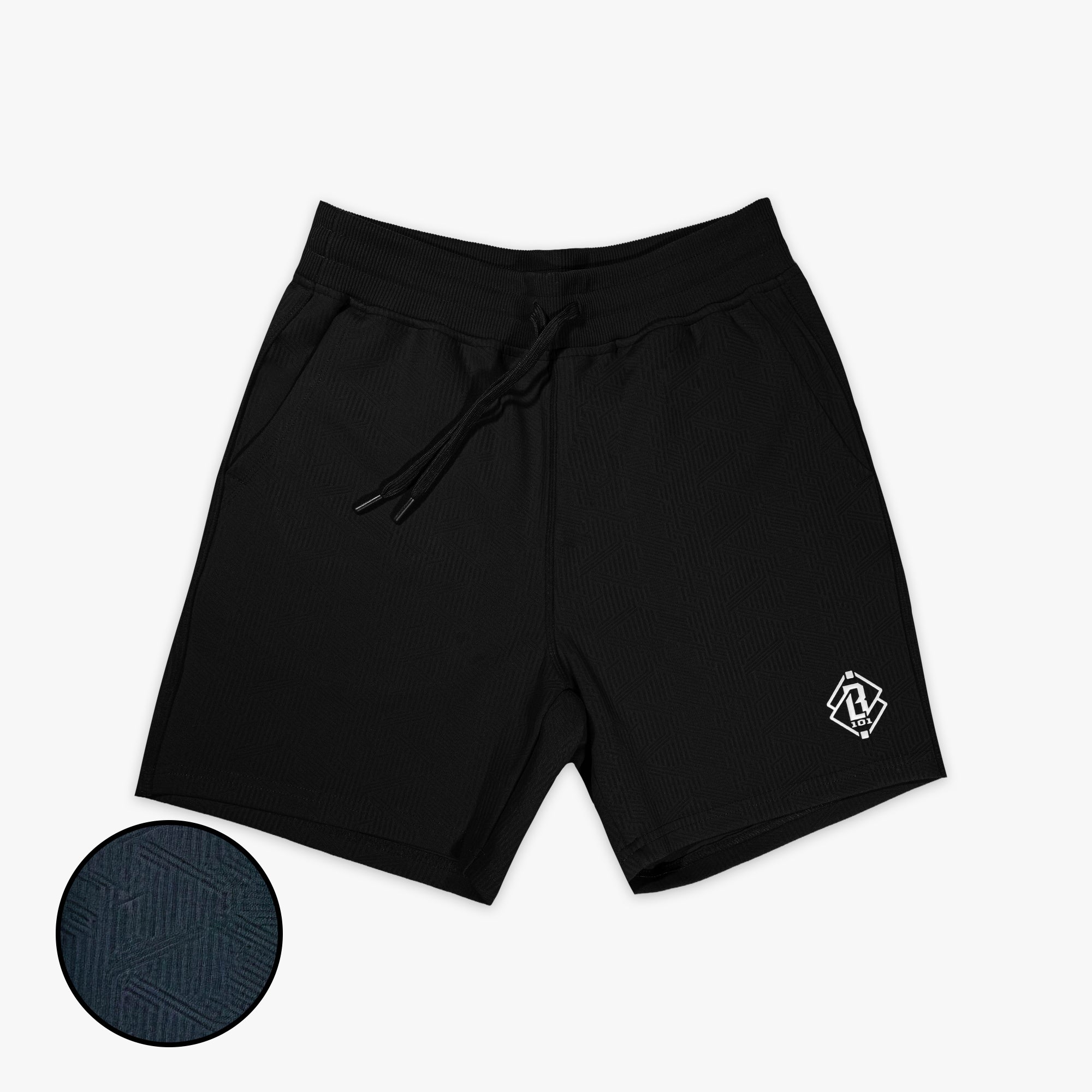 Diamond Tech Jacquard Shorts - Black - Baseball Lifestyle 101