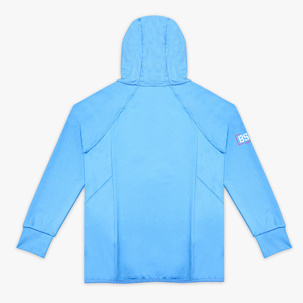 Blue Diamond Tech Scuba Cotton Candy hoodie - back view