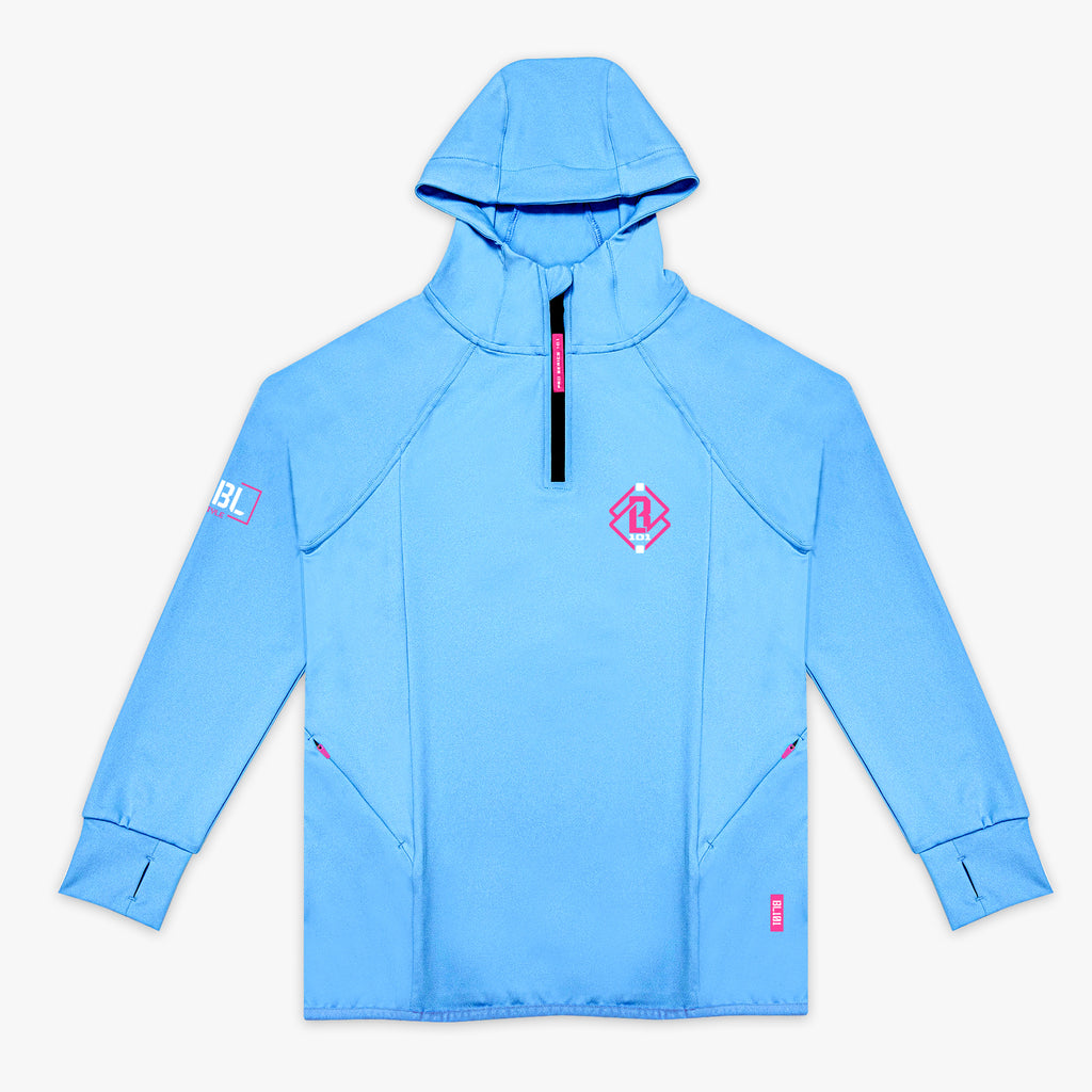 Blue Diamond Tech Scuba Cotton Candy hoodie - front view