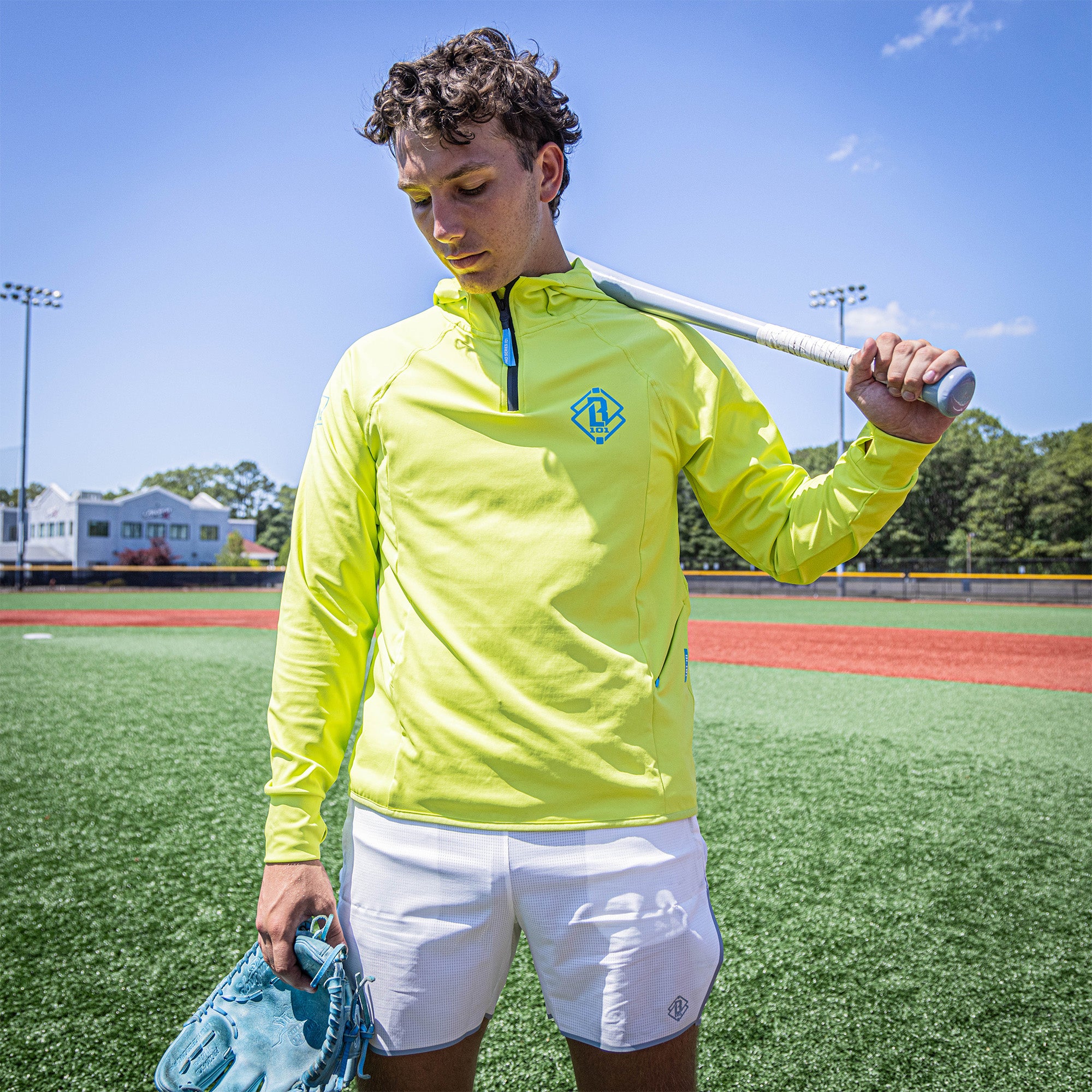 Diamond Tech Scuba Hoodie - Highlighter