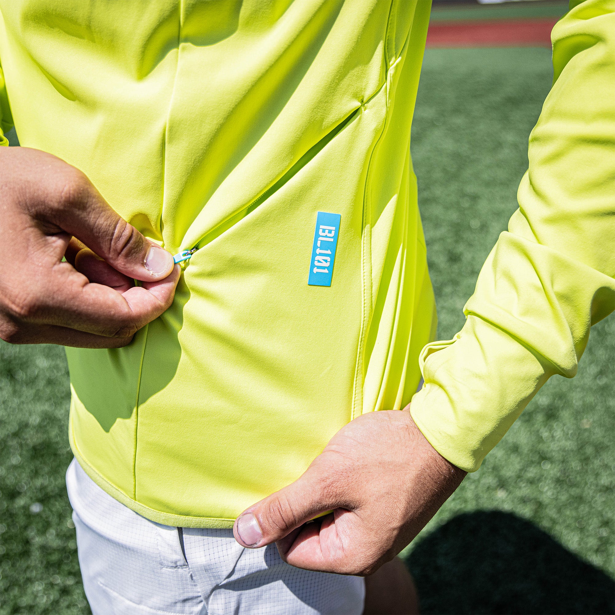 Diamond Tech Scuba Hoodie - Highlighter