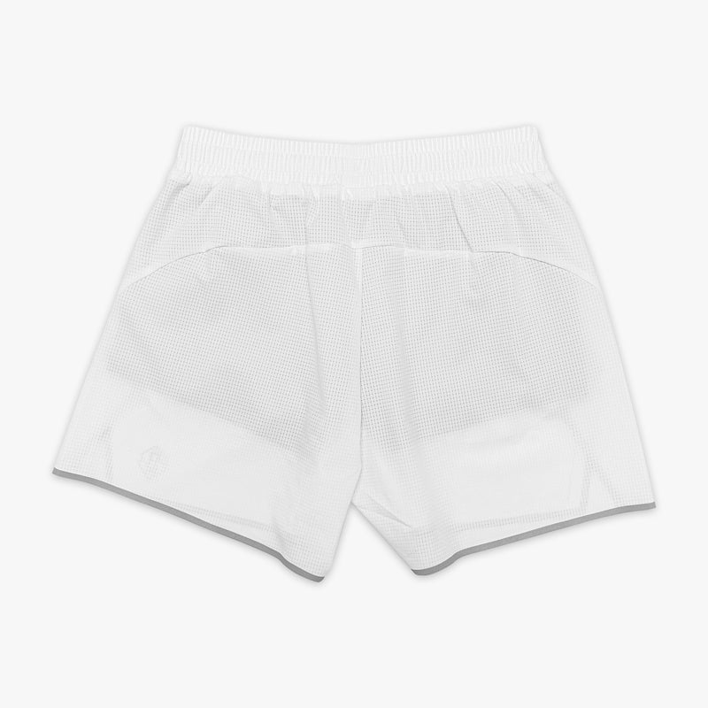 White Diamond Tech with Liner shorts — back view